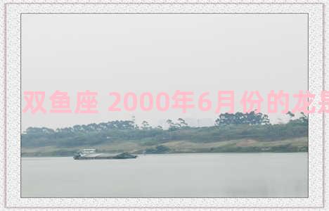 双鱼座 2000年6月份的龙是什么星座